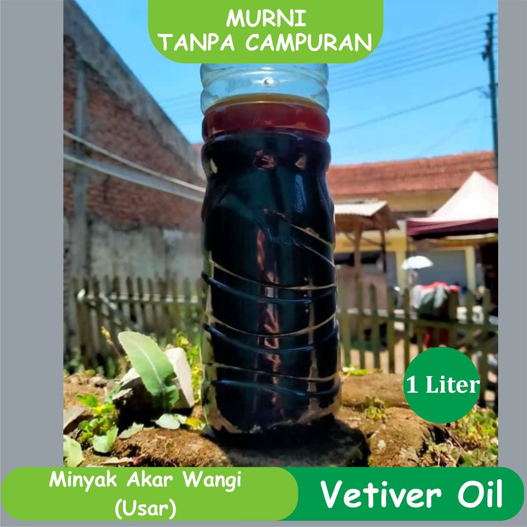 1liter minyak atsiri akar wangi usar madu murni minyak essensial akar wangi vetiver pure essential o