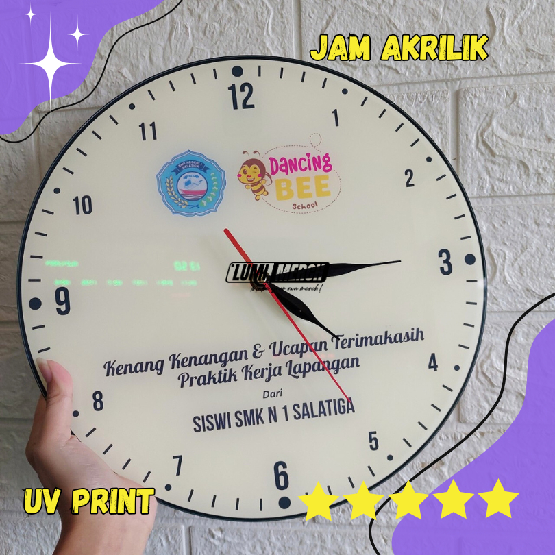 Jam Akrilik Custom