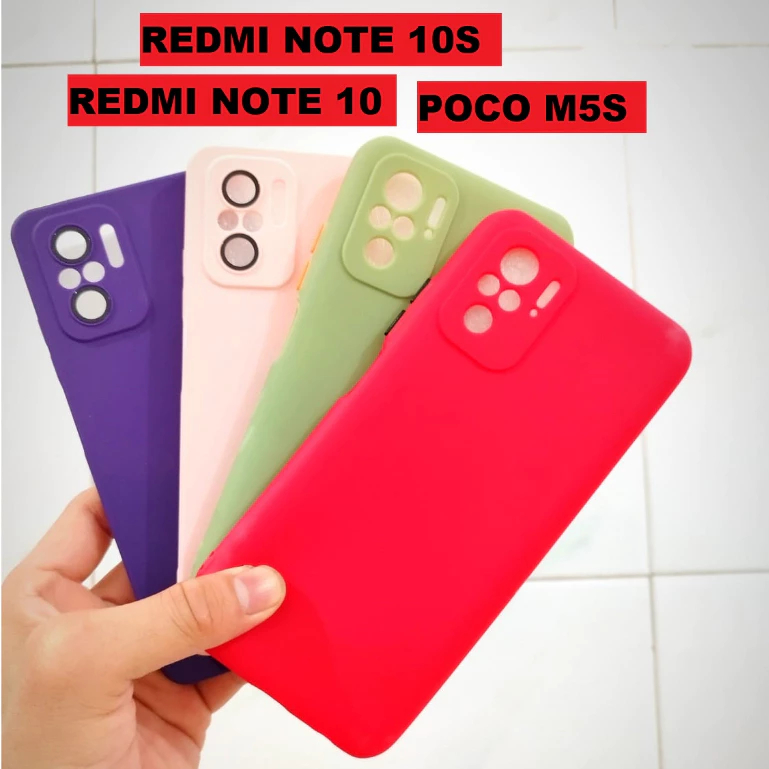Case Xiaomi Redmi Note 10 - Note 10s Case Softcase MACARON CAMERA PROTECTION Case Casing Hp Redmi No