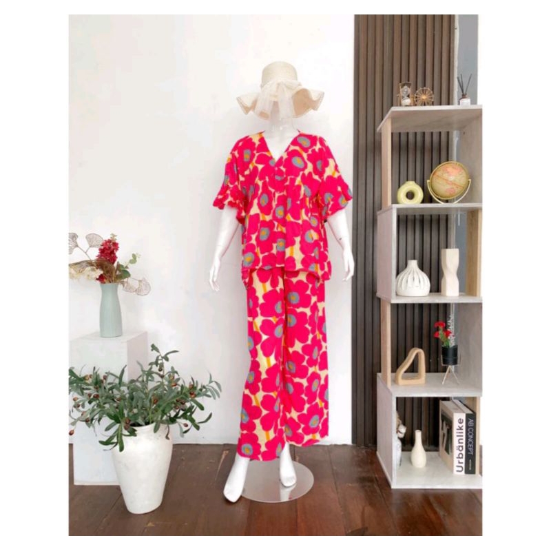 Piyama Baju Tidur Wanita / Piyama Jumbo Rayon Premium  / Piyama Jumbo / Piyama Jumbo Makassar / Setc