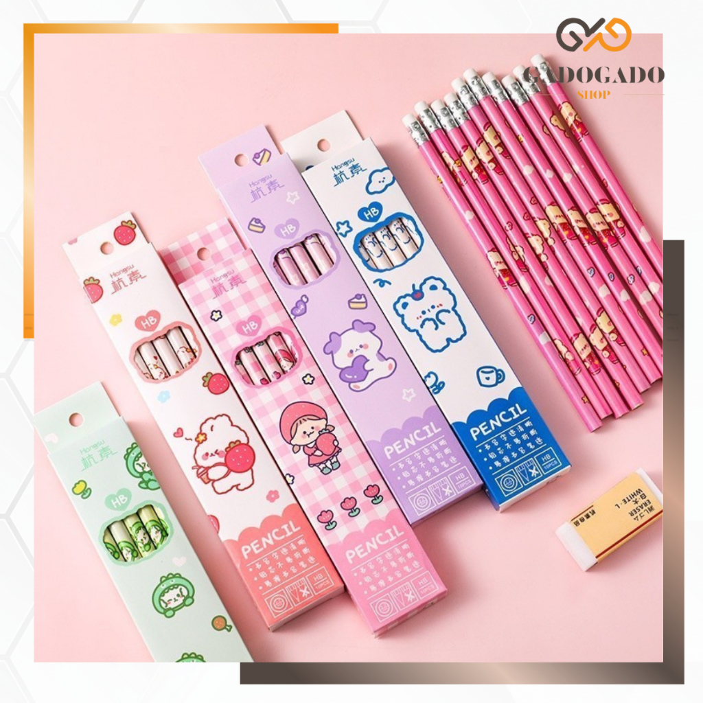 

GGS Pensil Set Isi Banyak Pensil Set Alat Tulis Sekolah Pensil Set Pack Pensil Anak Karakter Y2020
