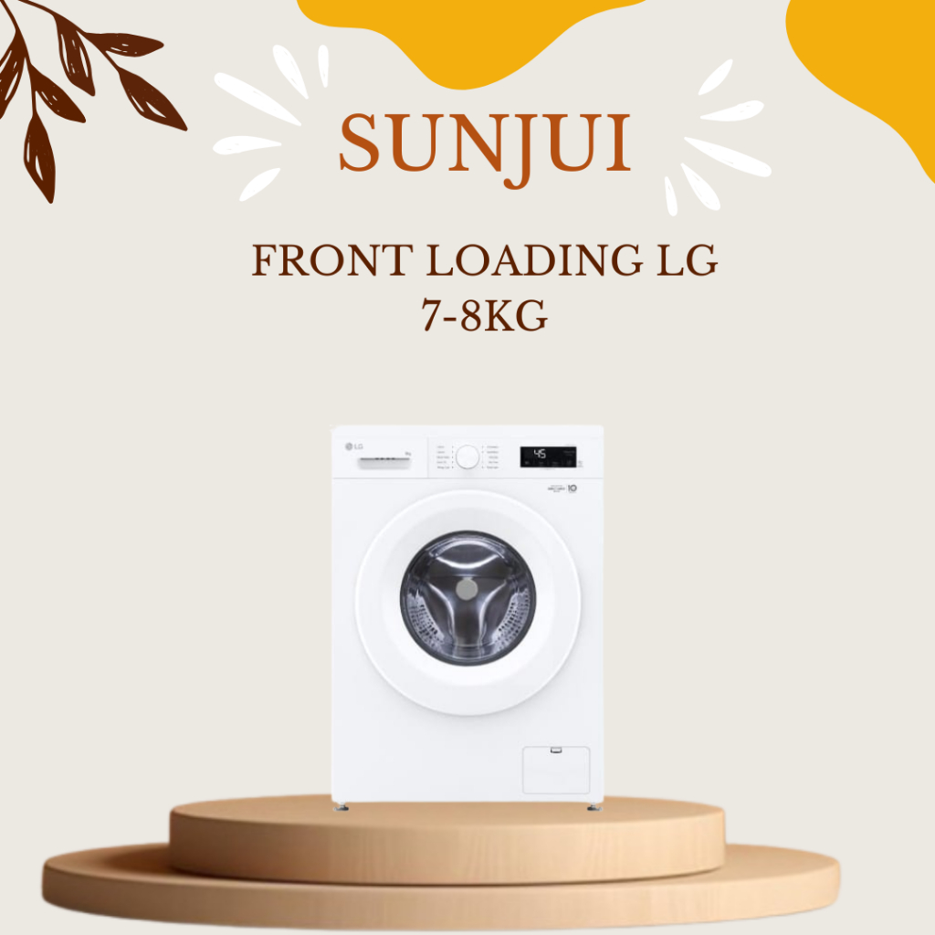 MESIN CUCI FRONT LOADING LG 8 KG