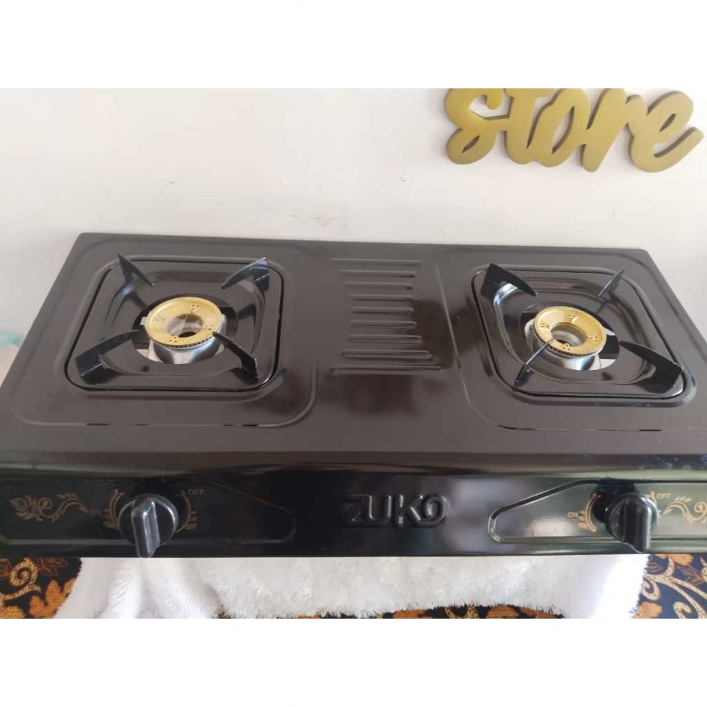 Kompor 2 Tungku Tekanan Rendah Zuko