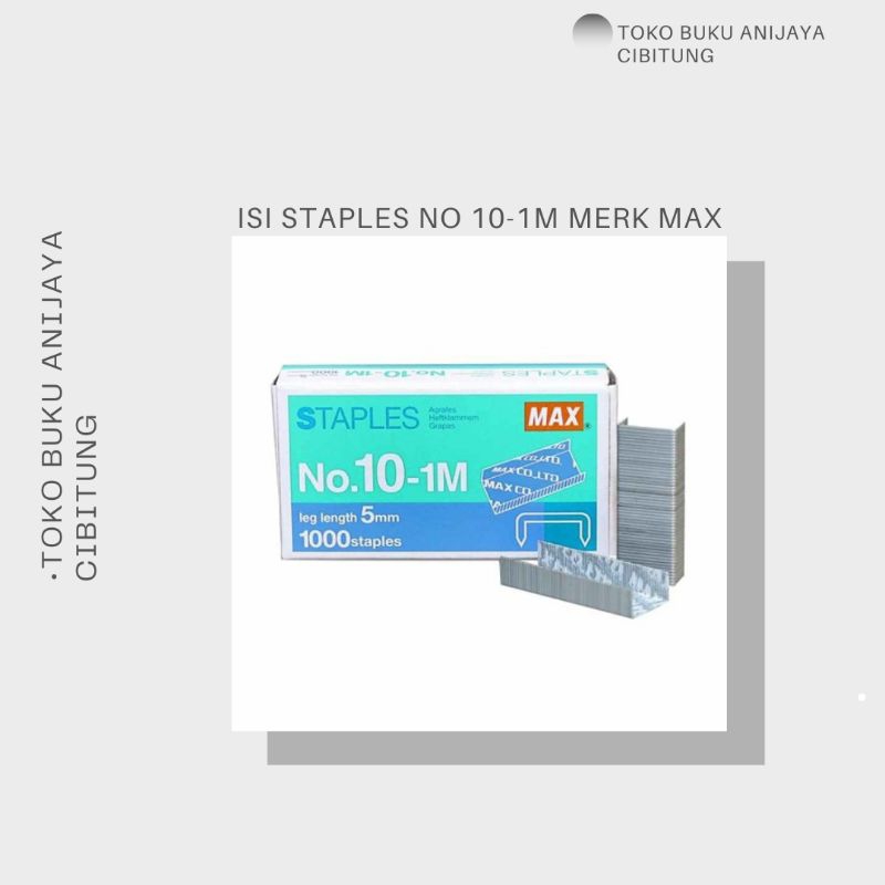 

ISI STAPLES NO 10-1M MERK MAX