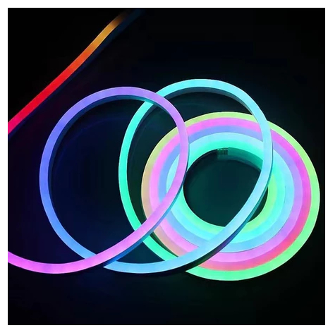 One_Flowers1 Paket Lampu Led Neon Flex Rgb 220V 5M Flexible Sign Led / Lampu Selang Led Rgb Neon