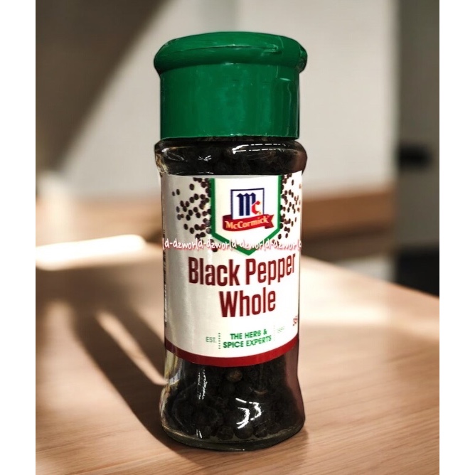 

Mccormick Black Pepper Whole 10gr Bumbu Mc Kormick Merica Bulat Mc cormick