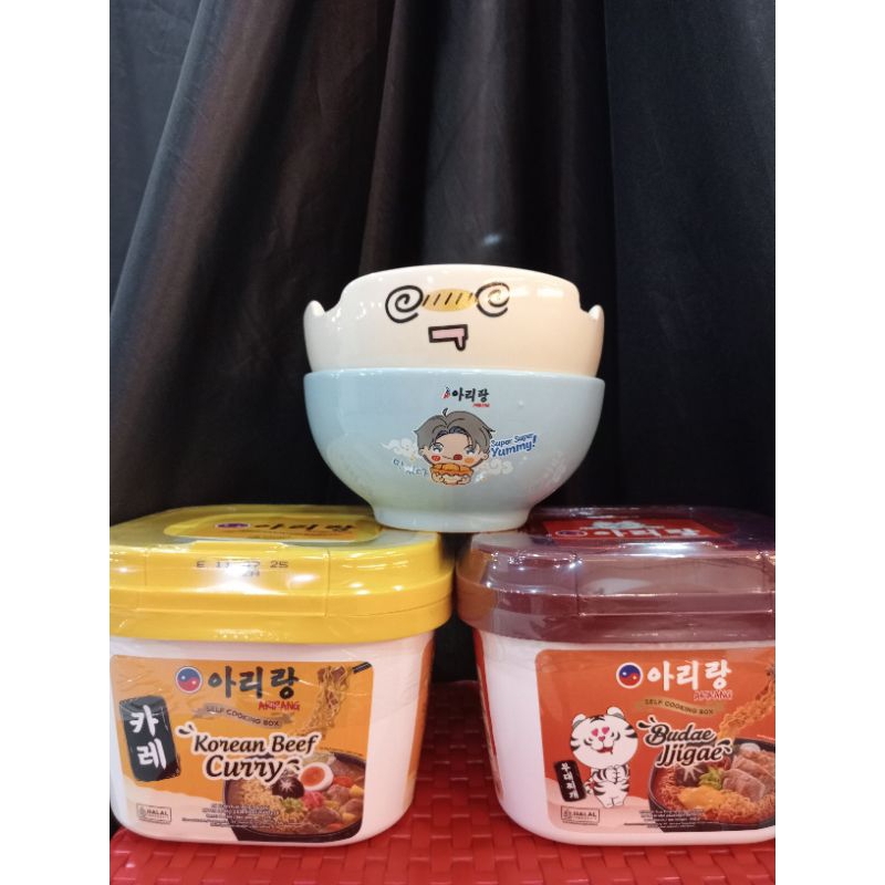 

Paket bundling Arirang Korean Beef Curry & Arirang Budae Jjigae (FREE MANGKOK BISA REQUEST)