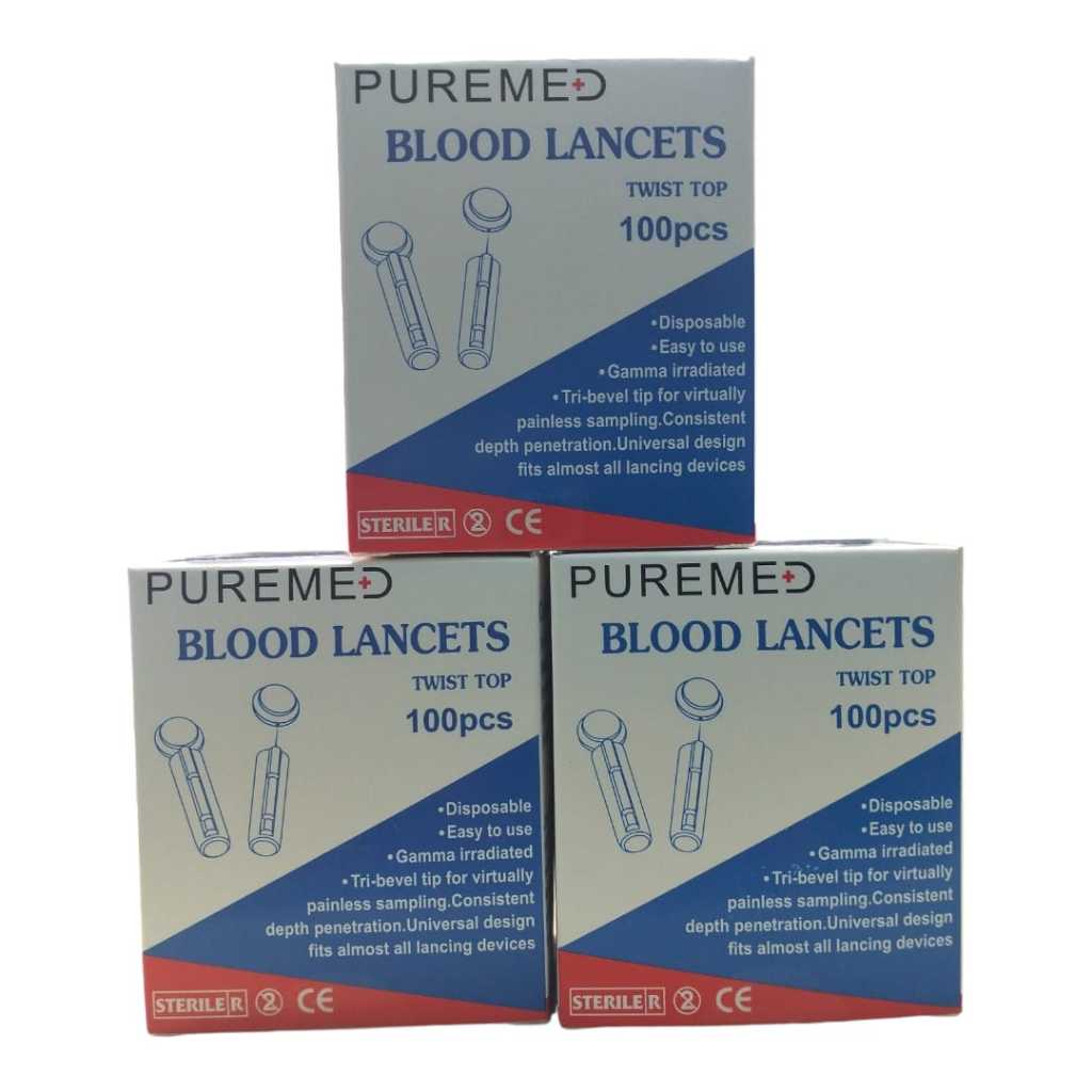 BLOOD LANCET PUREMED 21/28 G