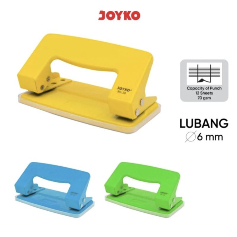 

Pembolong Kertas Joyko kecil no 30 (1pcs)