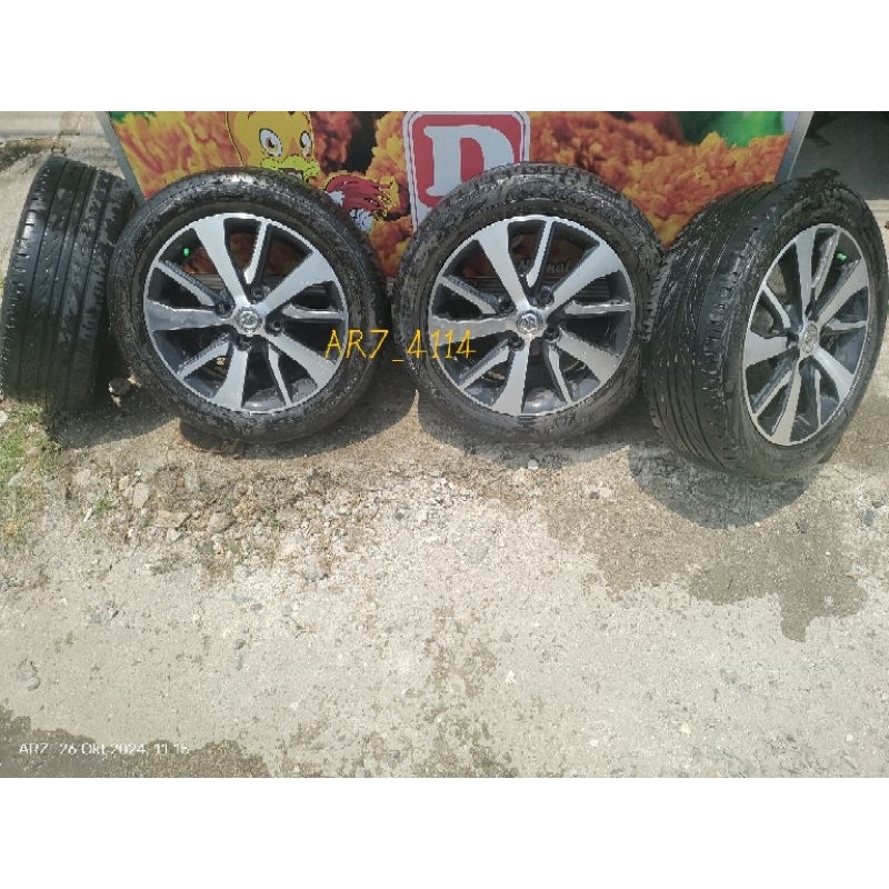 Velg R16 OEM Livina HWS Autech sets (4velg+4ban)