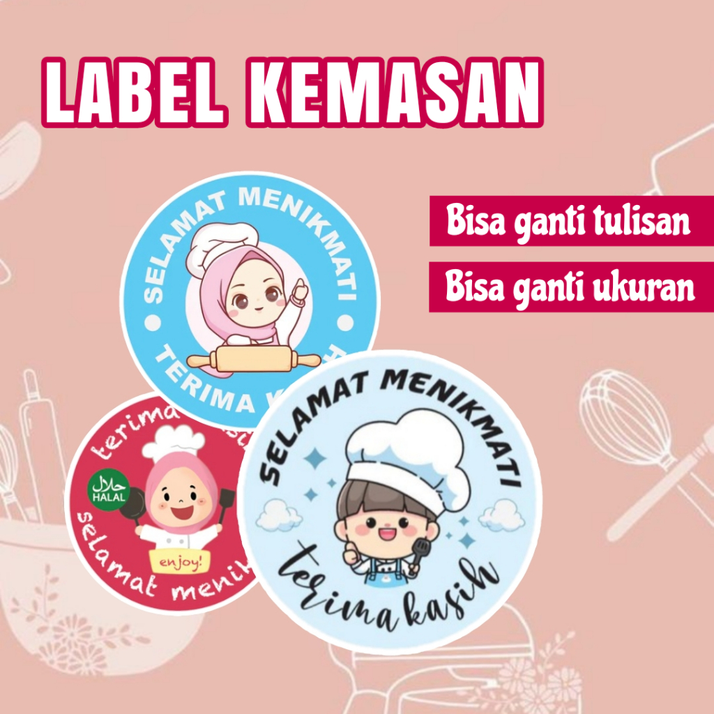 

Stiker Selamat Menikmati | Label Kemasan | Sticker Makanan | Sticker Terima Kasih | Cetak Sticker | Cetak Sticker Vinyl