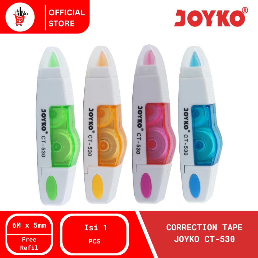 

Tip-Ex Kertas | Correction Tape Joyko CT-530 (1 PCS)