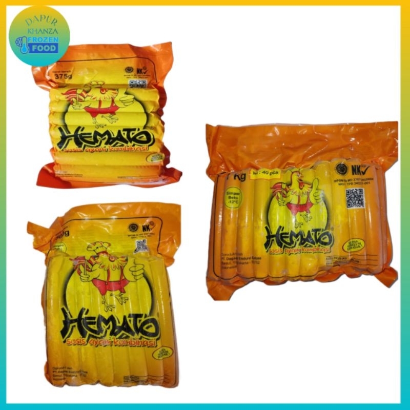 

HEMATO SOSIS AYAM KOMBINASI 375g,500g,1kg