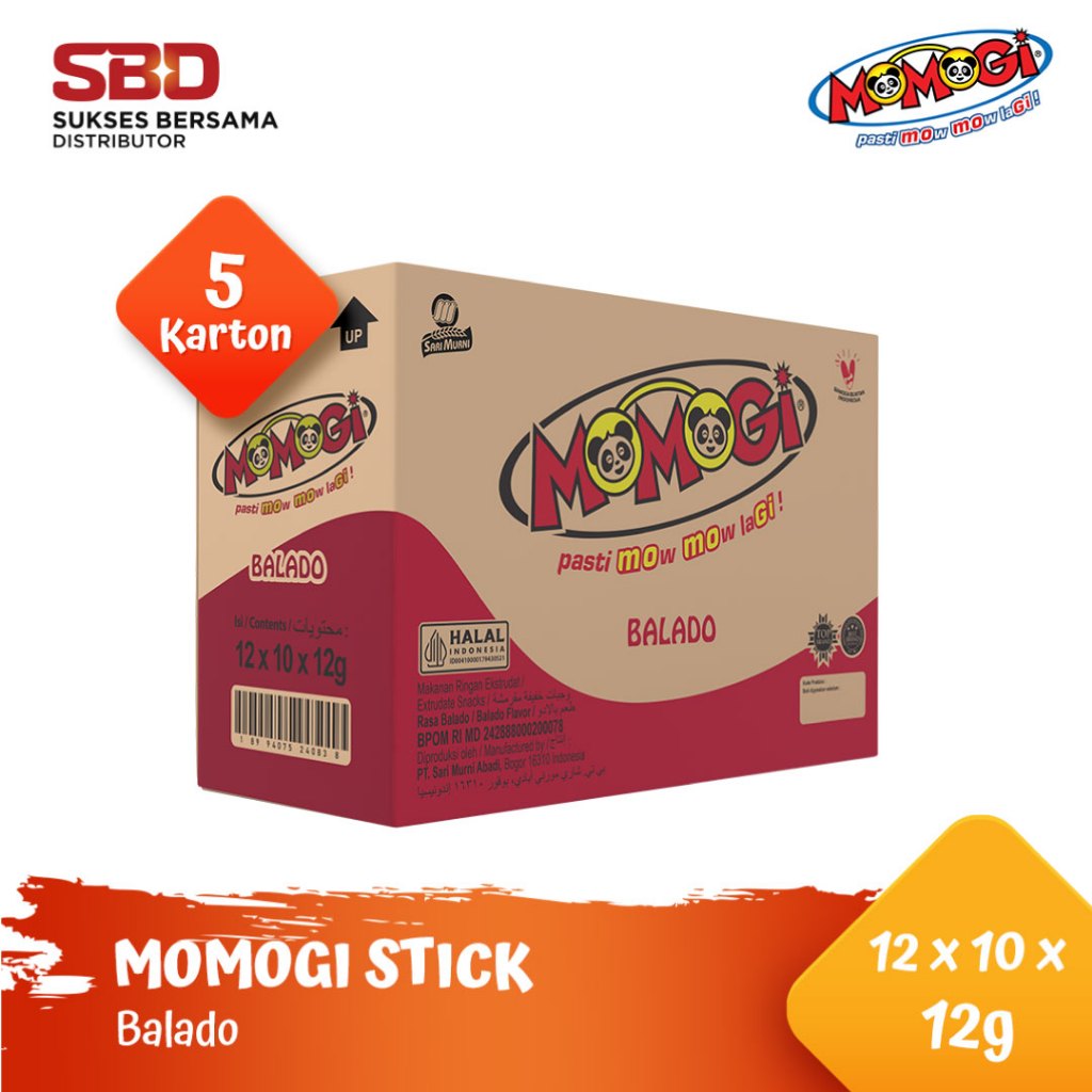 

Momogi Stick 12gr - Balado [5 Karton]