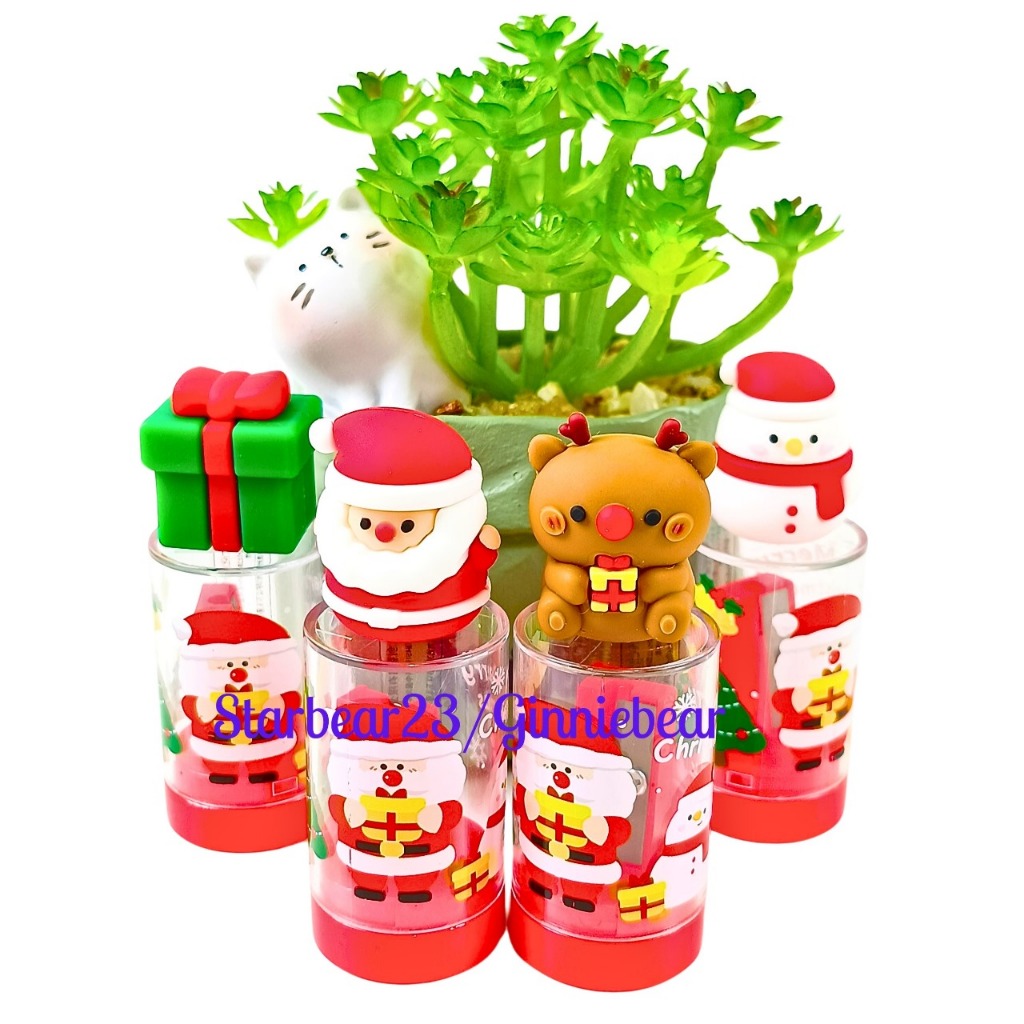 

Serutan/ rautan pensil motif Christmas (FAY 642)