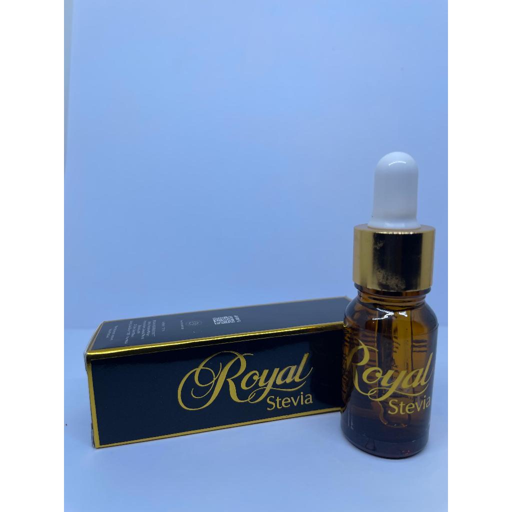 

Royal Stevia Pemanis Alami 10 ml BPOM Halal MUI [Botol Kaca]