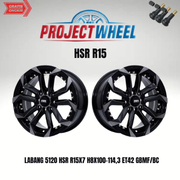 VELG HSR LABANG R15 BRIO AGYA AYLA MOBILIO VIOS CITY AVANZA XENIA