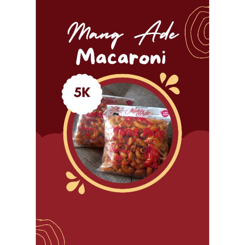 

Mang Ade makaroni mini pedas macaroni mangade