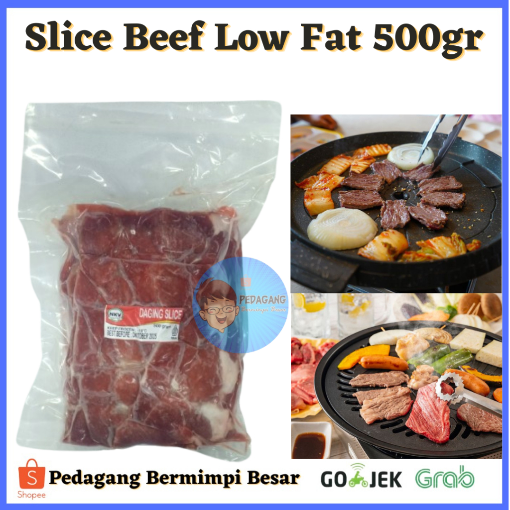 

Slice Beef Low Fat 500gr | Shortplate Low Fat 500gr | Daging Slice