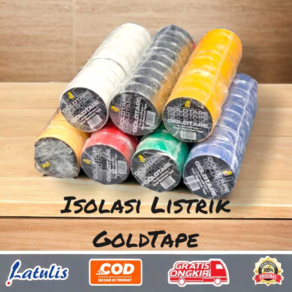 

ISOLASI /SELOTIP GOLD TAPE 1/2 X 10 ( 1 slop )