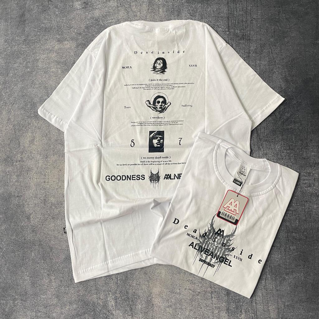 koas dilstro metal original / baju kaos distro pria wanita / t-shirt distro unisex putih / katun com