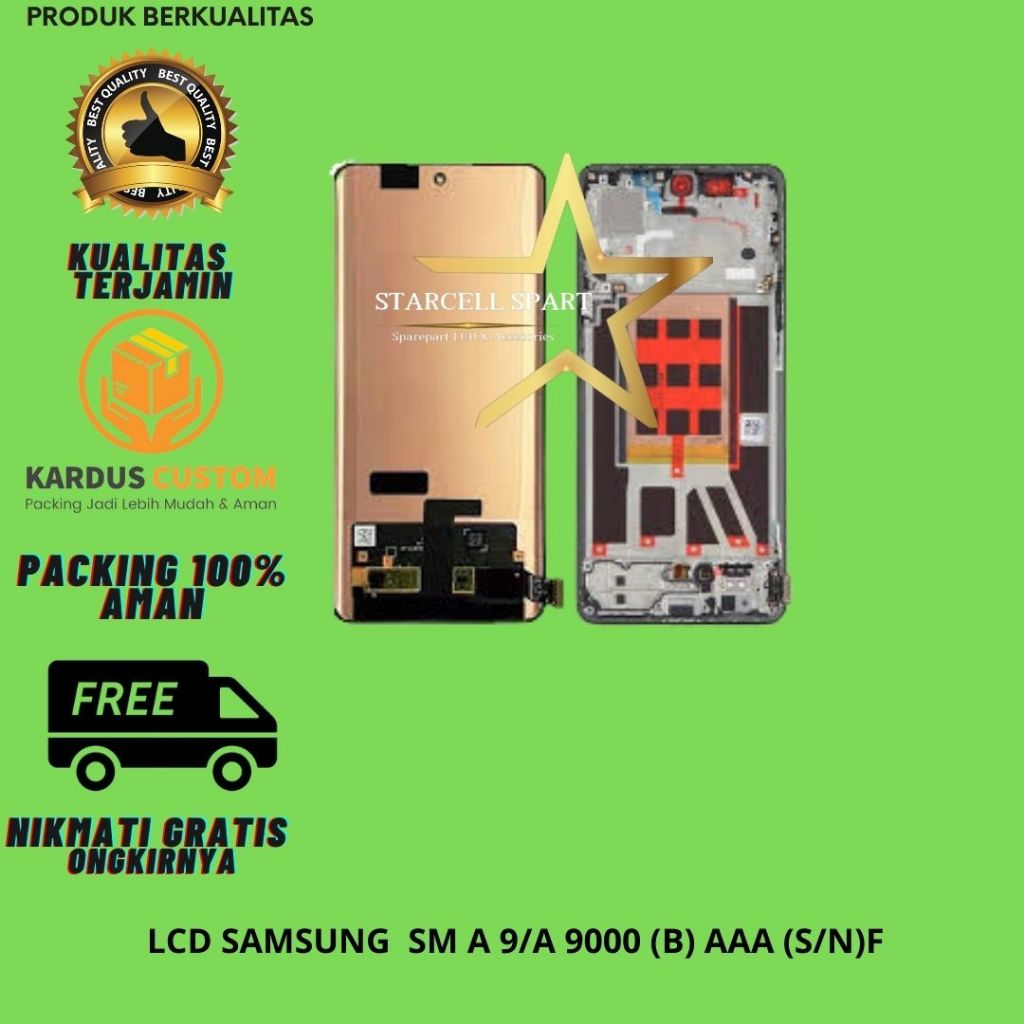 LCD SAMSUNG  SM A 9/A 9000 (B) AAA (S/N)