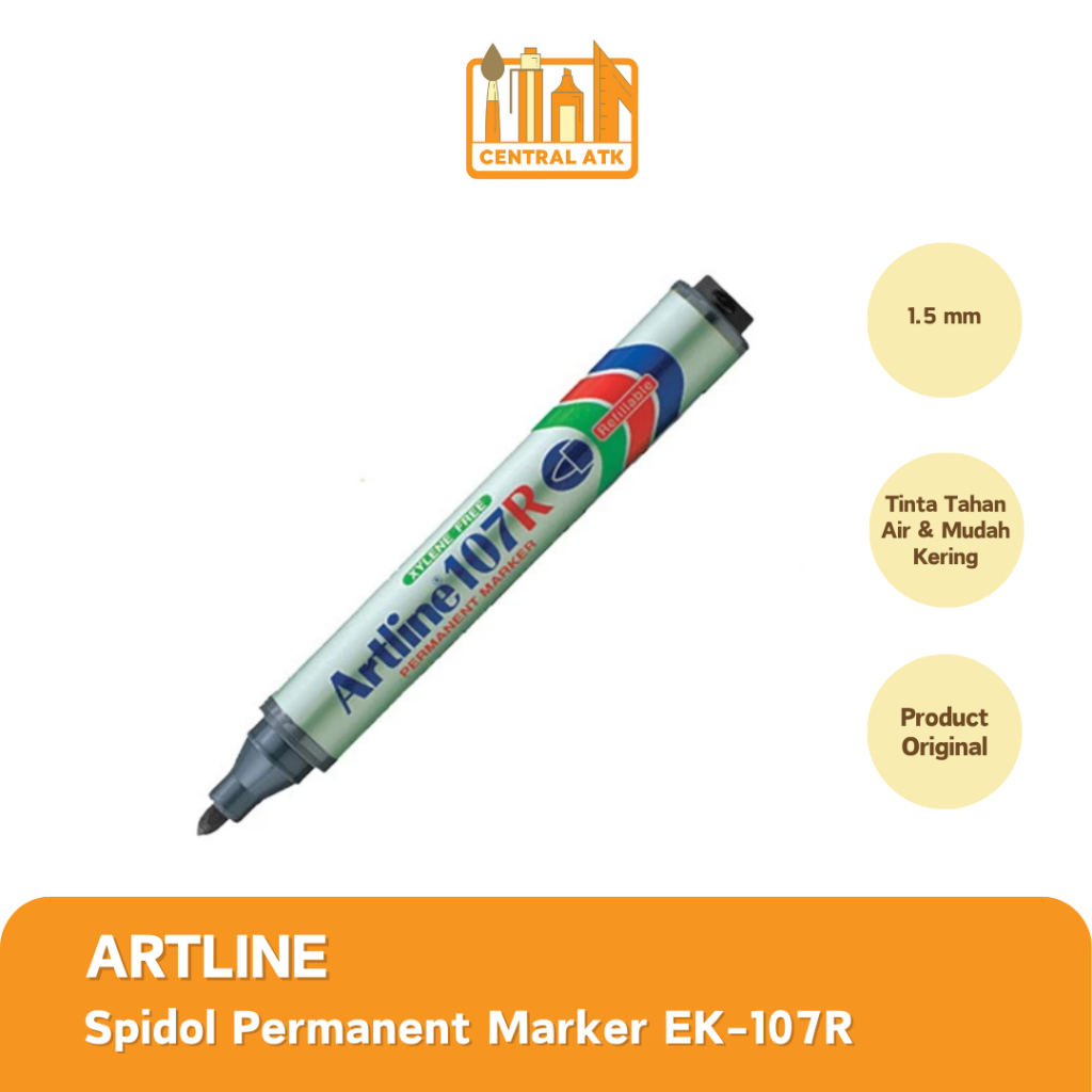 

SPIDOL WARNA / SPIDOL PERMANENT ARTLINE EK-107R (1 PCS)