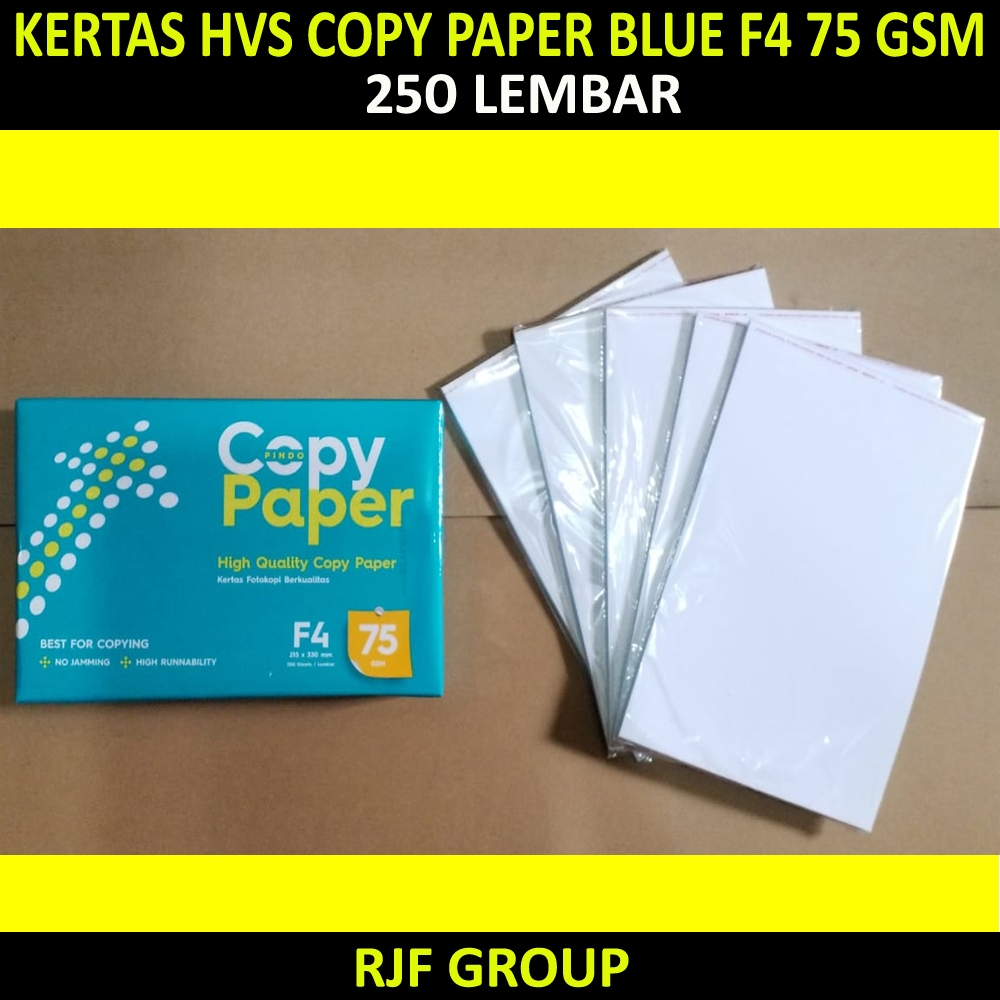 

KERTAS HVS COPY PAPER BLUE FC 75 F4 250 LEMBAR