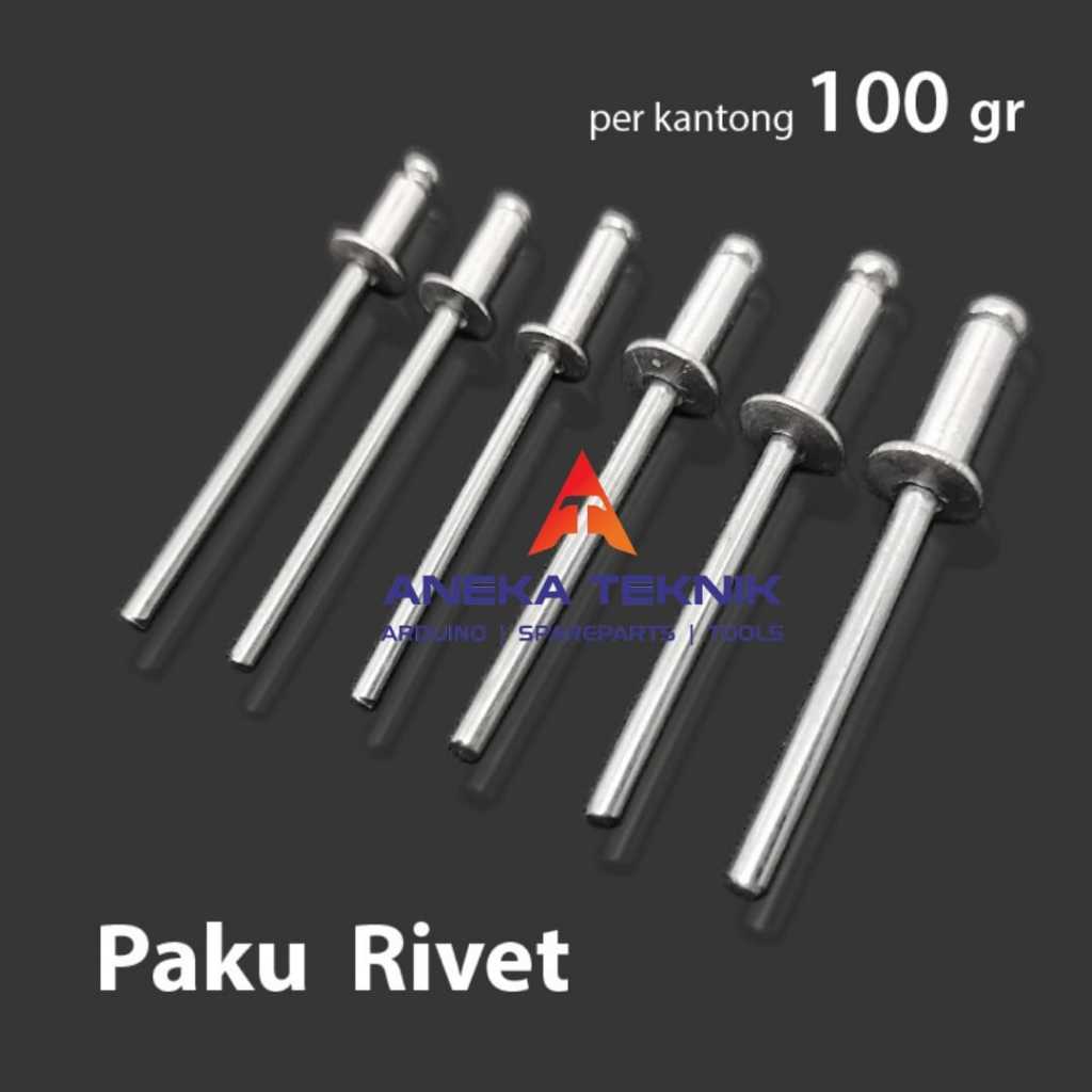 Paku Rivet / Paku Keling / Paku Tembak 3.2mm 4mm 5mm