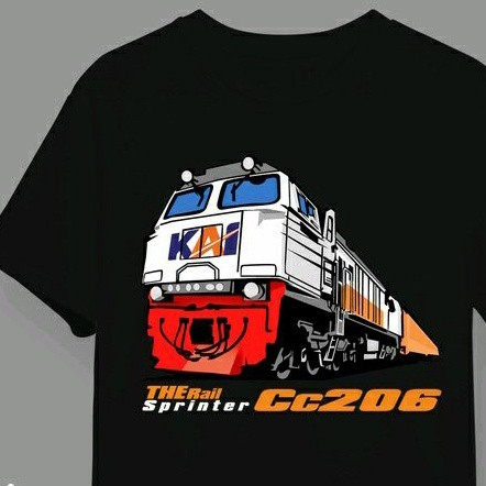 KAOS RAILFANS CC206 BARU