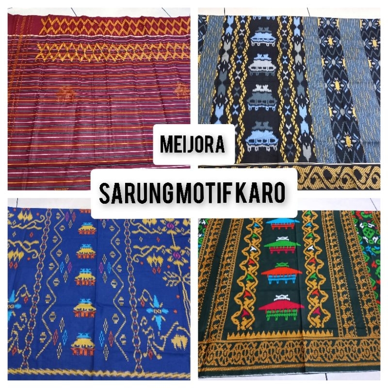 Sarung motif karo