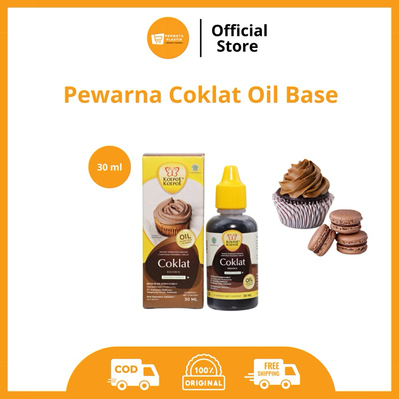 

Pewarna Cokelat Coklat Oil Base Kupu Kupu Koepoe-Koepoe