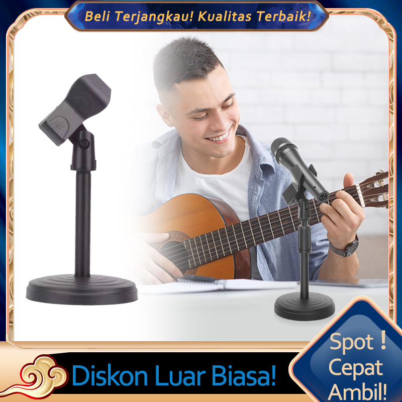 Stand Microphone/Disc Microphone Holder/Stand Mic Pendek