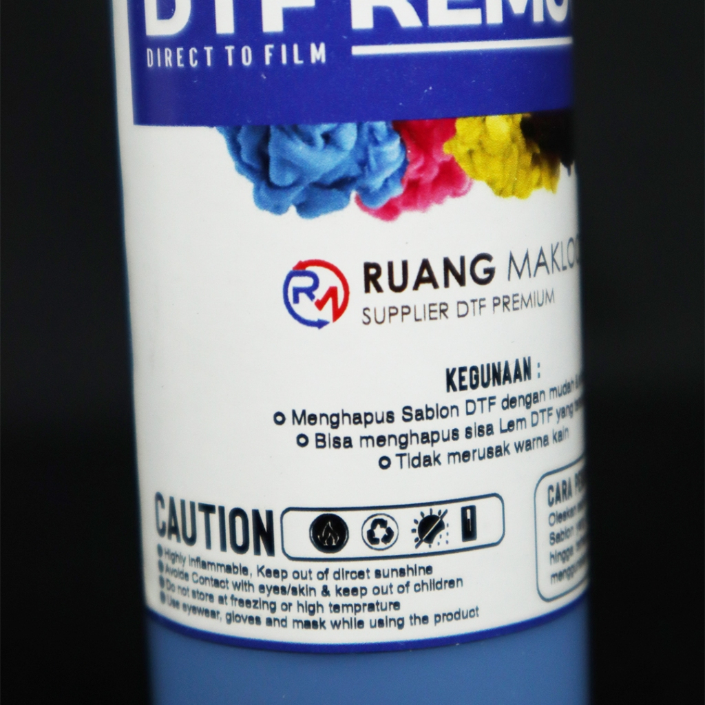

H7Y DTF Remover Cairan Penghapus Sablon DTF Cepat dan Bersih isi 100ml