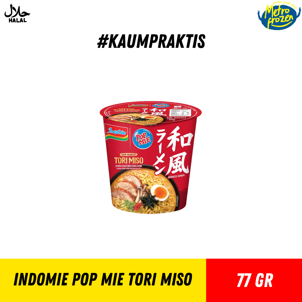 

INDOMIE POP MIE Tori Miso