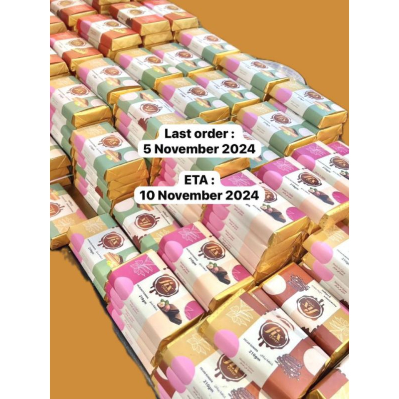 

FIX CHOCHOLATE @ QATAR LAST ORDER 5 NOV