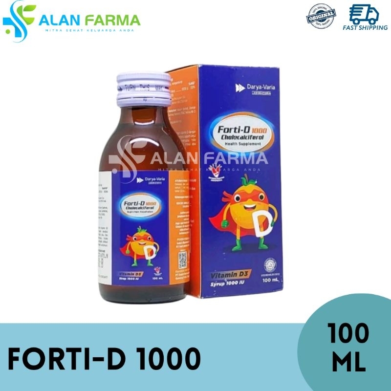 Forti-D 1000 iu Sirup | Forti D 1000 sirup | Vitamin D3 1000 iu Sirup | Vitamin D3 Ibu Hamil