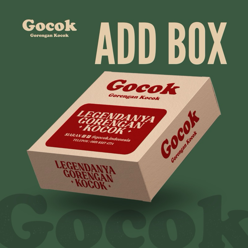 

ADD BOX GOCOK (GORENGAN KOCOK)
