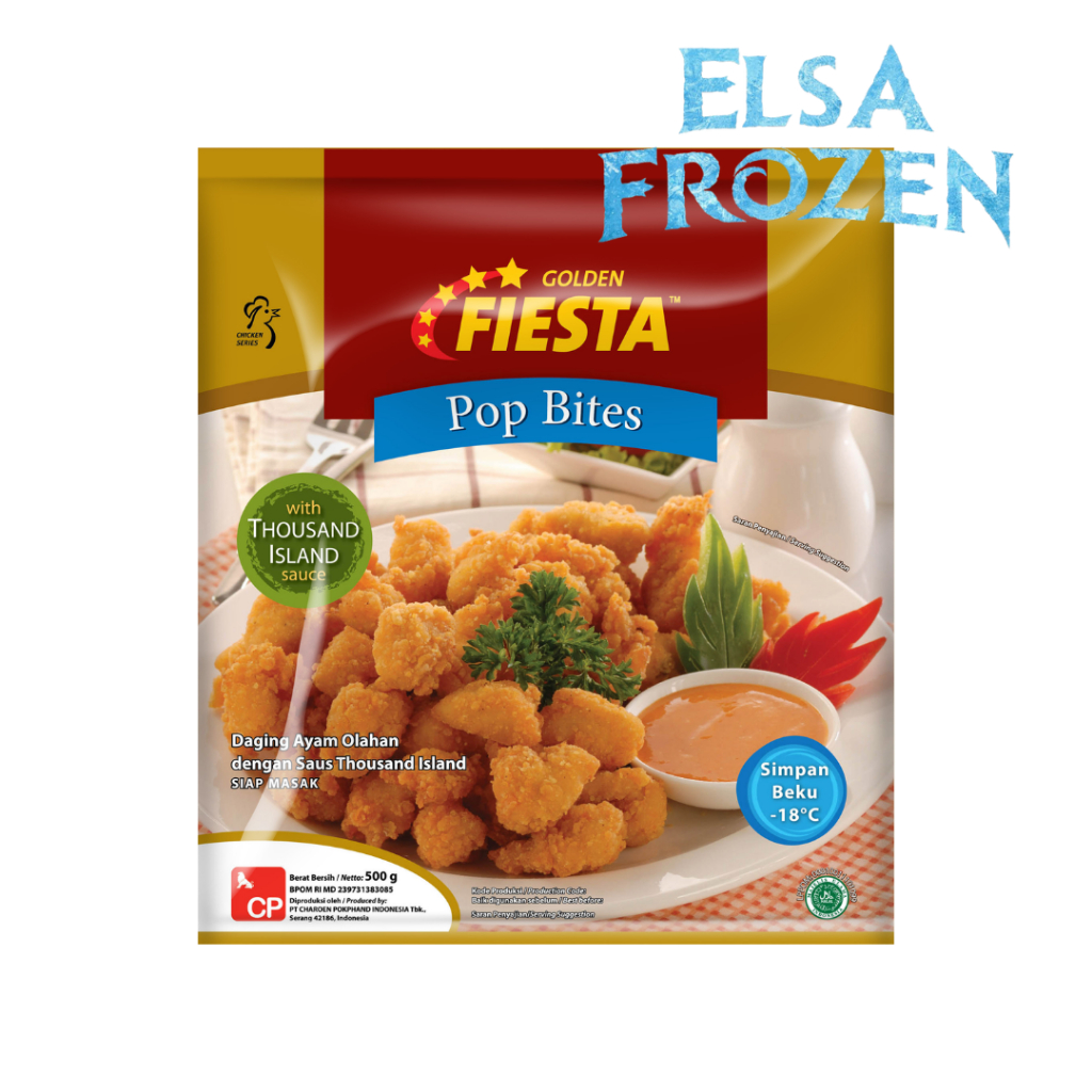 

GOLDEN FIESTA POP BITES 500GR NAGET AYAM