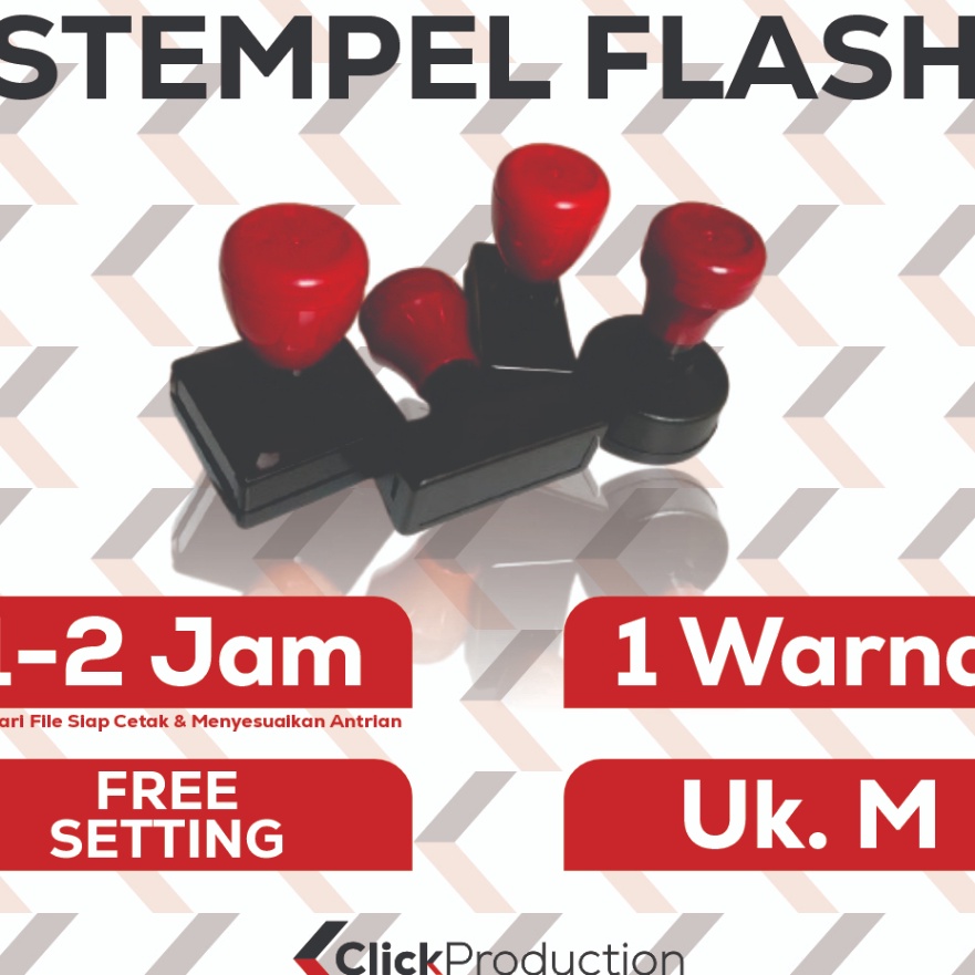 

KI3 STEMPEL FLASH STEMPEL OTOMATIS UKURAN M