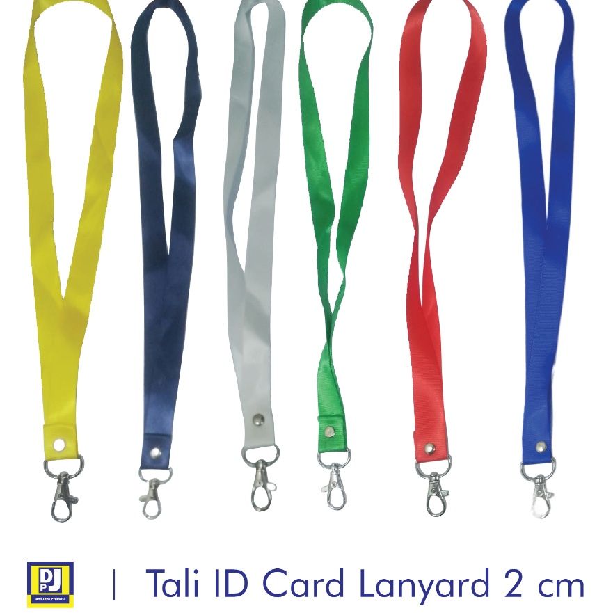 

FG2 Tali id Card Nylon 2cm Gantungan Tali Cantelan Custom isi 1 pcs