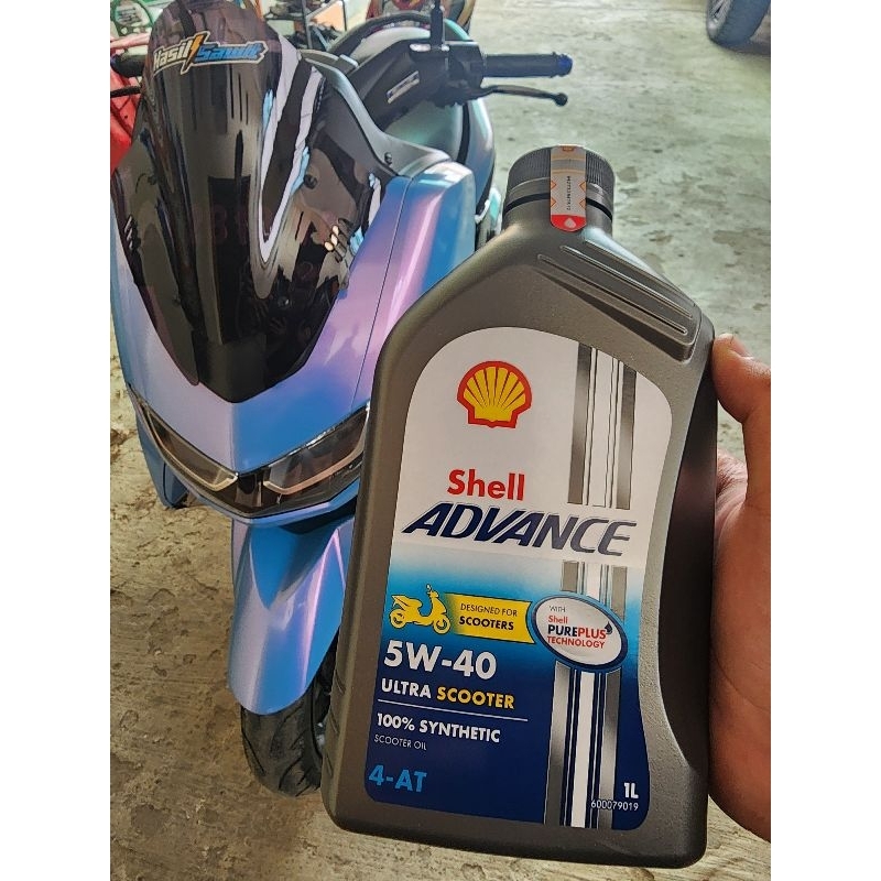 Shell advance ultra 5W - 40 kemasan 1 liter