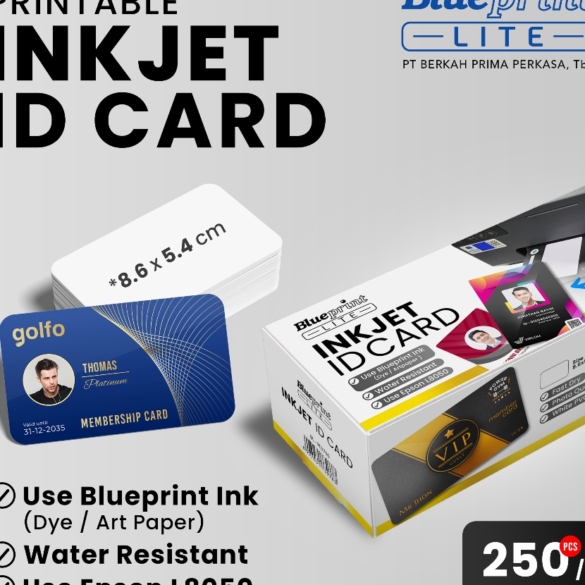 

Hemat Kartu Printable inkjet id card blueprint 86x54 76