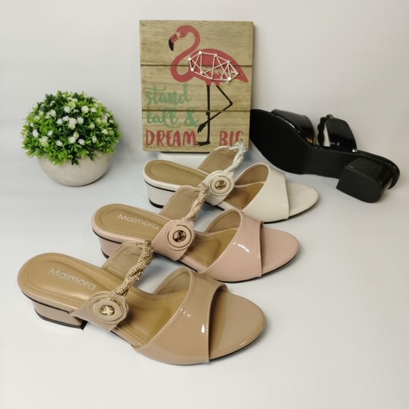 SANDAL PESTA WANITA "RACHEL SERIES" by MAIMORA SHOES SENDAL WANITA HEELS 3cm