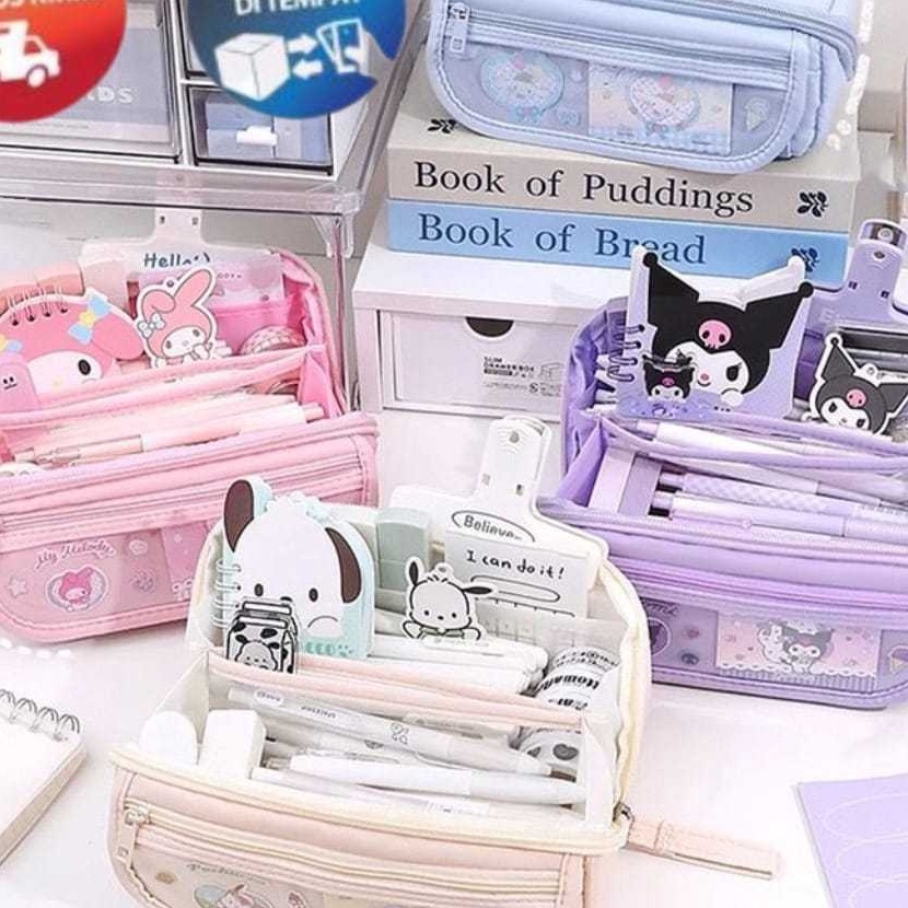 

Hemat KP193 9 LAPIS TEMPAT PENSIL KOTAK PENSIL BERKAPASITAS ALAT TULIS SEKOLAH STATIONARY KUROMI MELODY CINNAMOROLL KARTUN