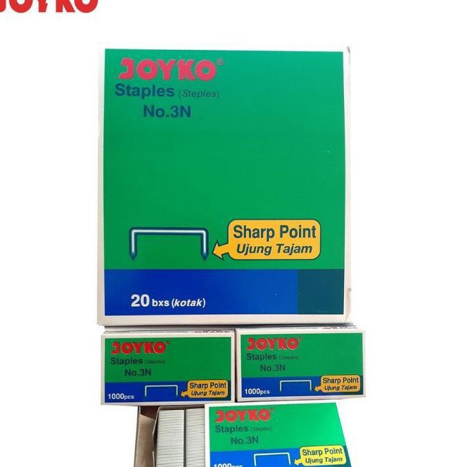 

Eksklusif Isi Staples Joyko No 3 1pak2kotak