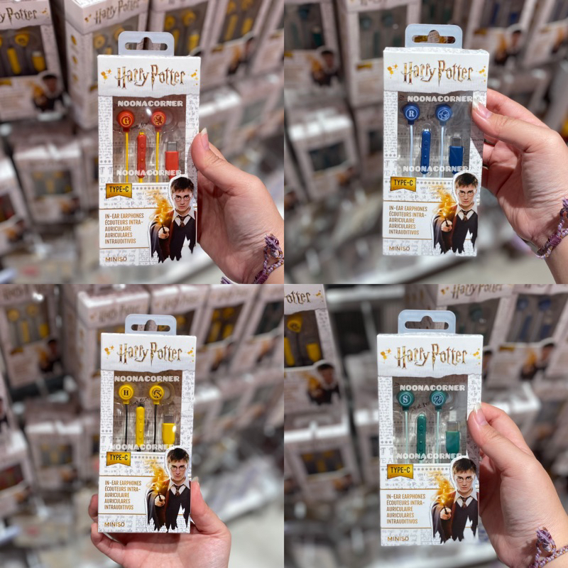 Miniso x Harry Potter ‼️ In-Ear Earphones / Headset Type C Harry Potter Collections (Gryffindor / Sl