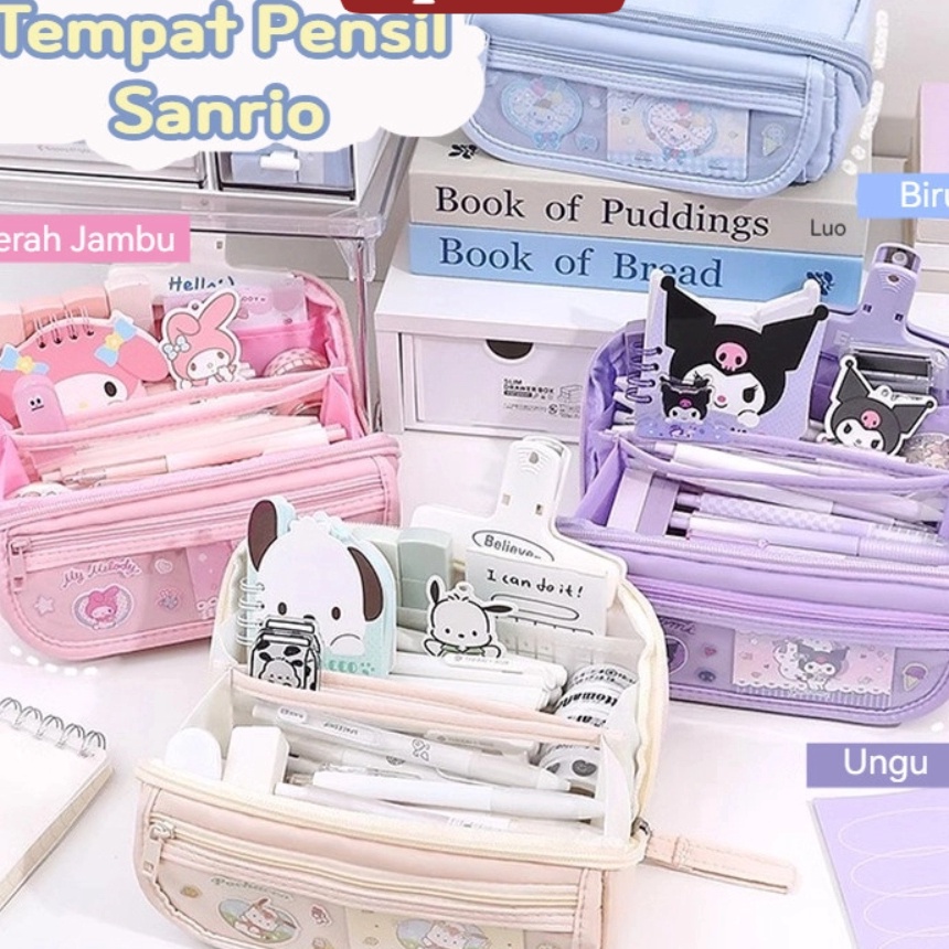 

FG2 COD4 Gaya Lucu Pena Tas Karakter Anime Berkapasitas Tempat Pensil Melody Kuromi Cinnamoroll Alat Tulis Pensil Kasus