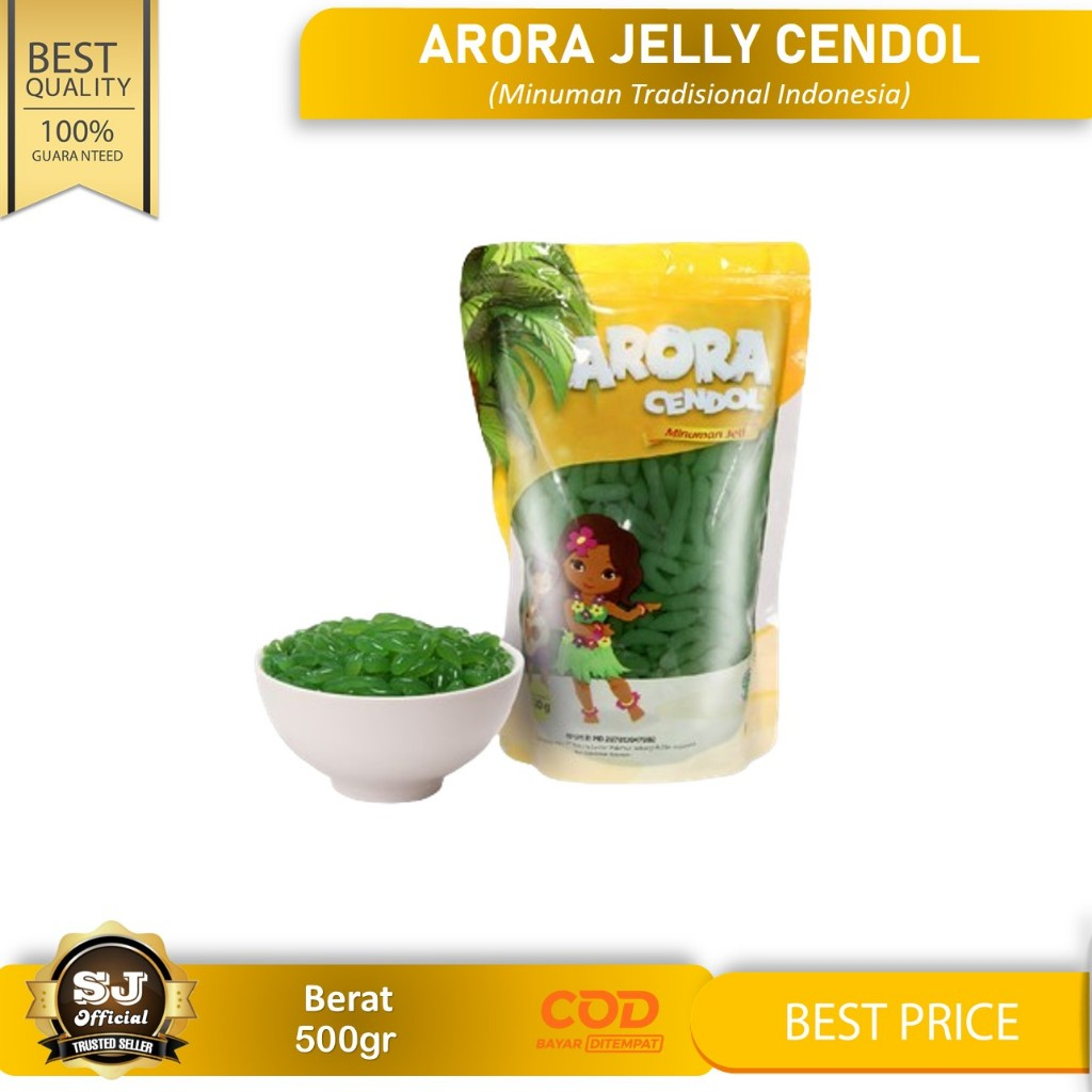 ARORA CENDOL 500gr - Minuman Jelly Cendol