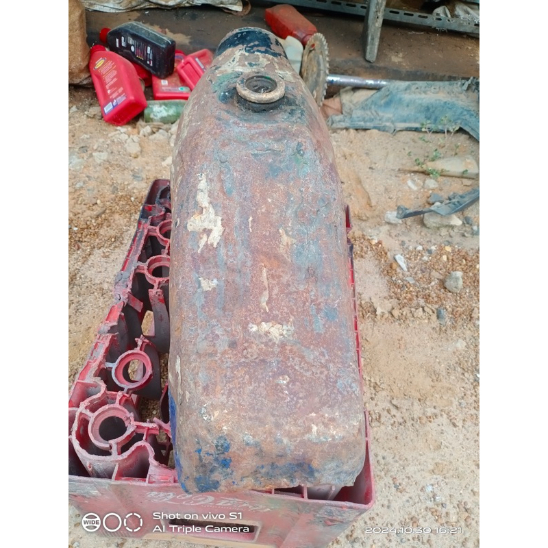 tangki suzuki ts100n ts100 trail original bekas